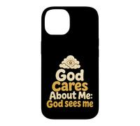 Christian God Cares About Me God Sees Faith Gift Case for iPhone 14