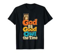 Christian God is Good Owl The Time Kids Gift T-Shirt