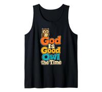 Christian God is Good Owl The Time Kids Gift Tank Top