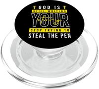 Christian God Is Still Writing Your Story Faith Mens Womens PopSockets PopGrip for MagSafe