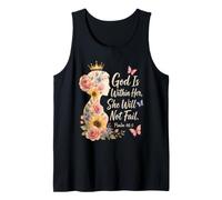 Christian God is Within Her Psalm 46:5 Gift Tank Top