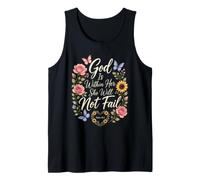 Christian God is Within Her She Will Not Fail Gift Tank Top