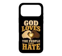 Christian God Loves The People You Hate Gift Case for iPhone 17 Pro Max