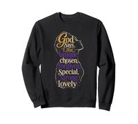 Christian God Says I Am Chosen Forgiven Gift Sweatshirt