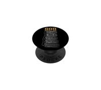 Christian God Says I Am Strong Bold Redeemed Gift PopSockets Adhesive PopGrip
