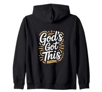 Christian Gods Got This Romans 8 28 Encouraging Bible Verse Zip Hoodie