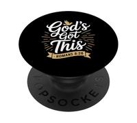 Christian Gods Got This Romans 8 28 Scripture Faith PopSockets Adhesive PopGrip