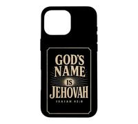 Christian God's Name Is Jehovah Bible Verse Gift Case for iPhone 16 Pro Max