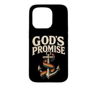 Christian God's Promise Faith Cross Gift Case for iPhone 15 Pro