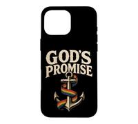 Christian God's Promise Faith Cross Gift Case for iPhone 16 Pro Max