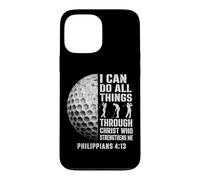 Christian Golfer I Can Do All Things Through Christ Case for iPhone 13 Pro Max