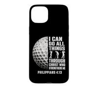 Christian Golfer I Can Do All Things Through Christ Case for iPhone 15 Plus