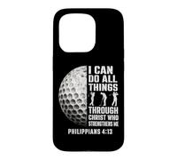 Christian Golfer I Can Do All Things Through Christ Case for iPhone 15 Pro