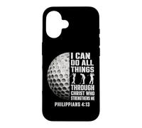 Christian Golfer I Can Do All Things Through Christ Case for iPhone 16