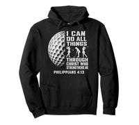 Christian Golfer Women I Can Do All Things Through Christ Pullover Hoodie