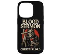 Christian Gothic Christ Is Lord Christcore Blood Skeleton Case for iPhone 14 Pro