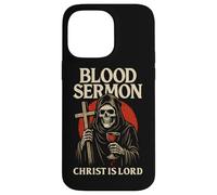 Christian Gothic Christ Is Lord Christcore Blood Skeleton Case for iPhone 14 Pro Max
