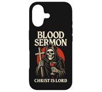 Christian Gothic Christ Is Lord Christcore Blood Skeleton Case for iPhone 17