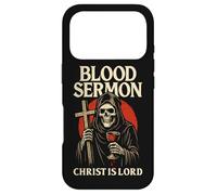 Christian Gothic Christ Is Lord Christcore Blood Skeleton Case for iPhone 17 Pro