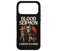 Christian Gothic Christ Is Lord Christcore Blood Skeleton Case for iPhone 17 Pro Max