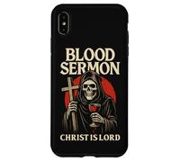 Christian Gothic Christ Is Lord Christcore Blood Skeleton Case for iPhone XS Max