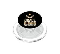 Christian Grace Changes Everything Faith Amazing Gift PopSockets PopGrip for MagSafe