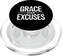 Christian Grace Over Excuses Faith Motivation PopSockets PopGrip for MagSafe