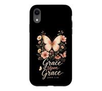 Christian Grace Upon Grace John 1:16 Bible Verse Gift Case for iPhone XR