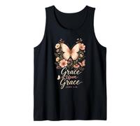 Christian Grace Upon Grace John 1:16 Bible Verse Gift Tank Top