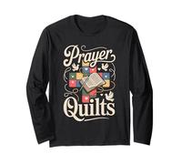 Christian Grandma Quilting Faith Sewing Bible Long Sleeve T-Shirt