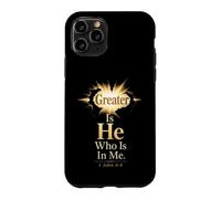 Christian Greater Is He Who Is In Me 1 John 4:4 Case for iPhone 11 Pro