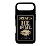 Christian Greater Is He Who Is In Me 1 John 4:4 Case for iPhone Air