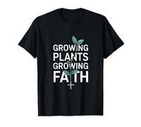 Christian Growing Plants Growing Faith T-Shirt