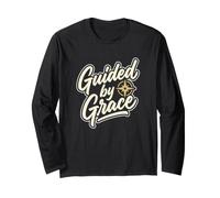 Christian Guided By Grace Faith Worship Long Sleeve T-Shirt