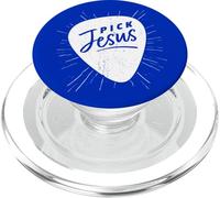 Christian Guitarist Pick Jesus Guitar Player Church Guitar PopSockets PopGrip for MagSafe