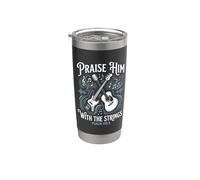 Christian Guitarist Praise Him with The Strings Stainless Steel Insulated Tumbler
