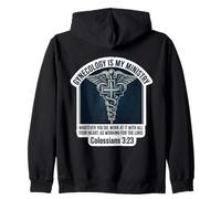 Christian Gynecologist Doctor Gynecology Is My Ministry MD Zip Hoodie