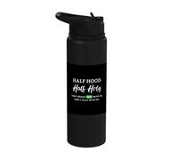 Christian Half Hood Half Holy Pray that Means Pray with Me Stainless Steel Insulated Water Bottle