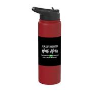 Christian Half Hood Half Holy Pray that Means Pray with Me Stainless Steel Insulated Water Bottle