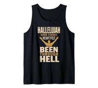 Christian Hallelujah Hard Fought Heartfelt Gift Tank Top