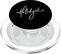 Christian | Hallelujah Typography PopSockets PopGrip for MagSafe