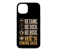 Christian He Came He Died He Rose Faith Gift Case for iPhone 13