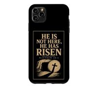 Christian He Is Not Here He Has Risen Gift Case for iPhone 11 Pro Max
