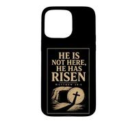 Christian He Is Not Here He Has Risen Gift Case for iPhone 15 Pro Max