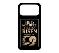 Christian He Is Not Here He Has Risen Gift Case for iPhone 17 Pro Max