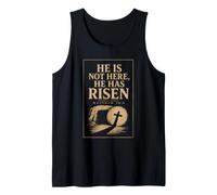 Christian He is Not Here He Has Risen Gift Tank Top