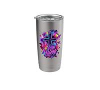 Christian - He is Risen and Still Lives! Religious Easter Stainless Steel Insulated Tumbler