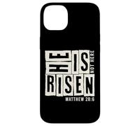 Christian He Is Risen Matthew 28:6 Bible Verse Mens Womens Case for iPhone 14 Plus