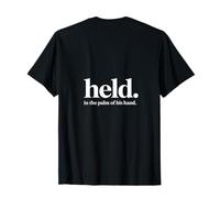 Christian Held In The Palm Of His Hand Backprint T-Shirt