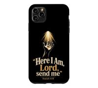 Christian Here I Am Lord Send Me Bible Verse Gift Case for iPhone 11 Pro Max